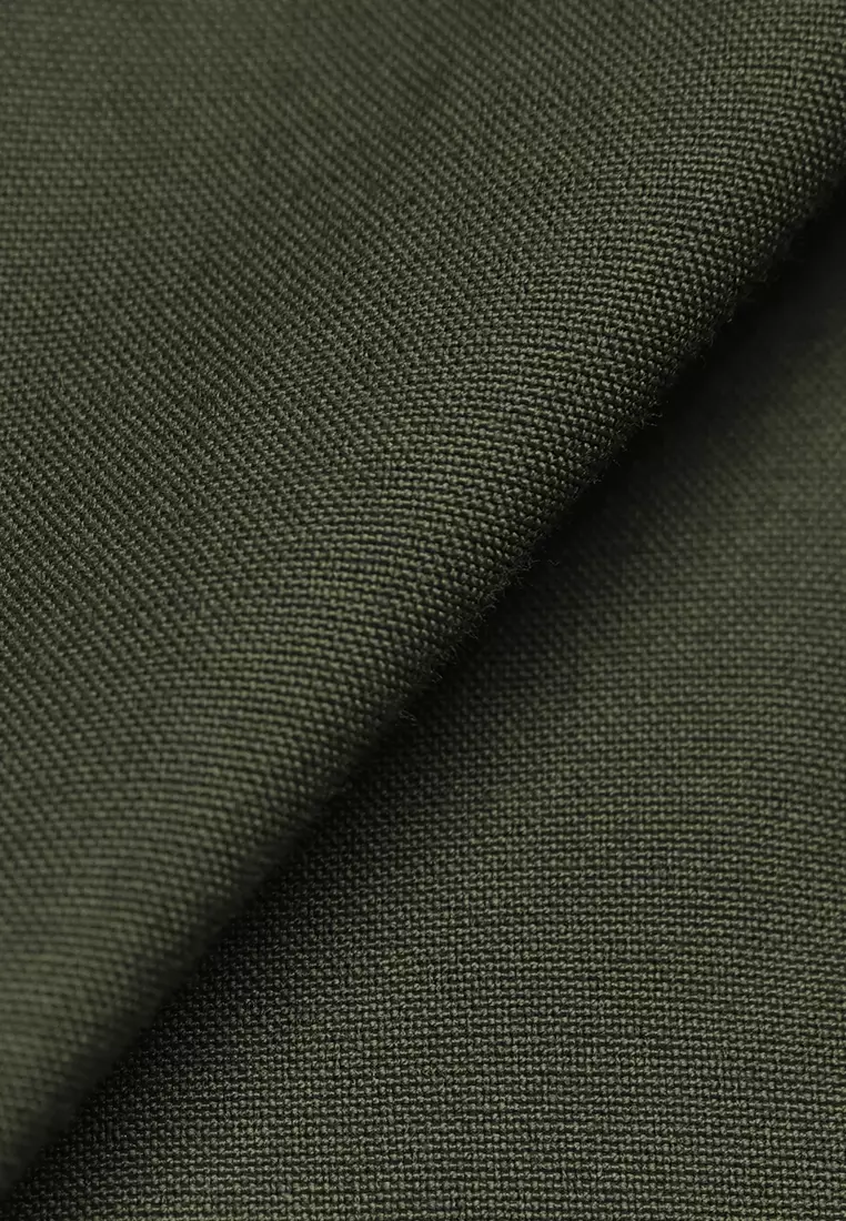 Manzone Kemeja Lengan Panjang FOXY- OLIVE