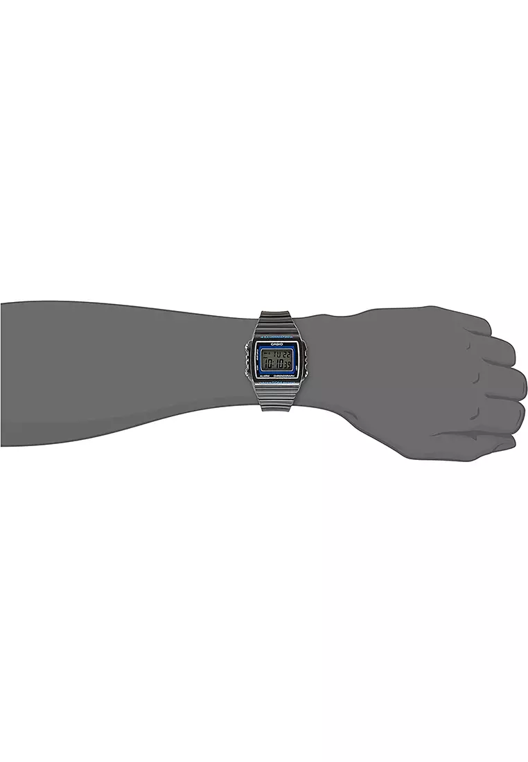 Casio - Jam Tangan Pria - Black - Resin Strap - W-215H-8AV