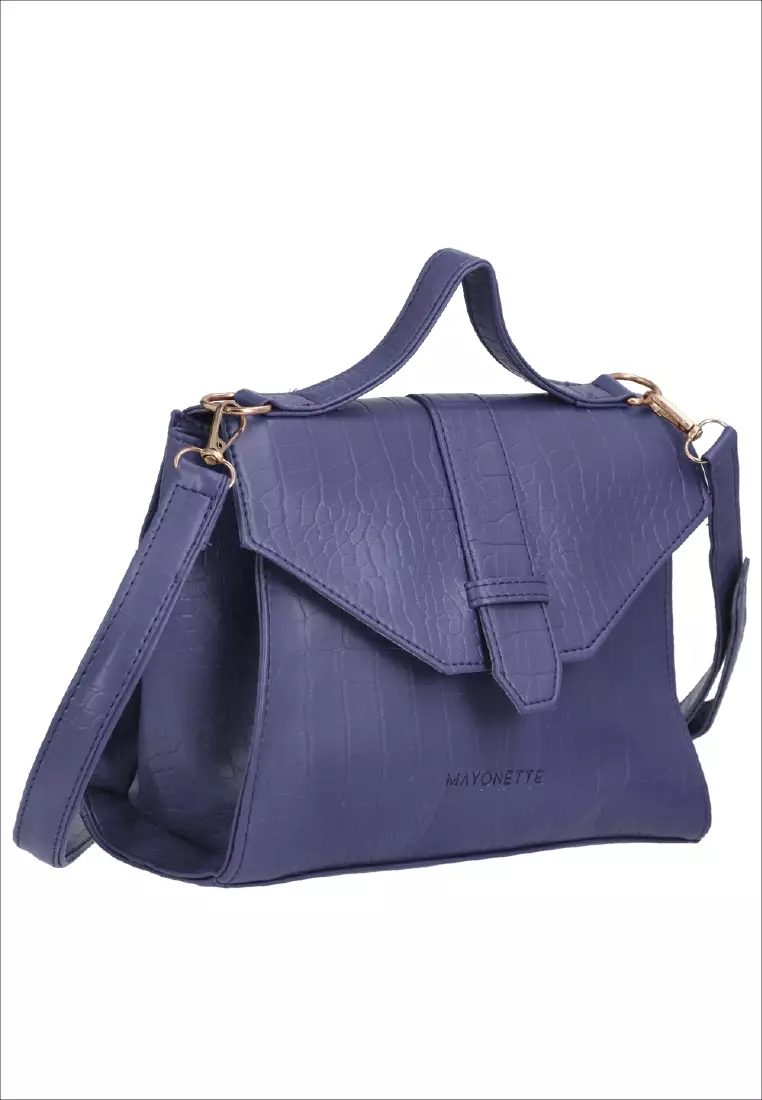 MYNT By Mayonette Andara Croco Sling Bag - Tas Selempang Wanita 2021 - Lilac
