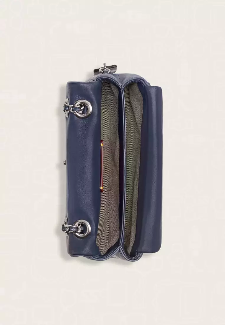 Coach Tabby Shoulder Bag 20 With Quilting And Tie-Dye Midnight Navy