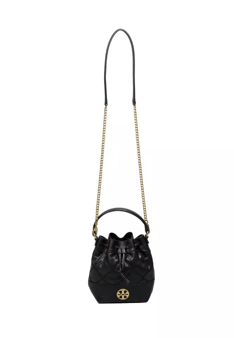 Willa Mini Bucket Bag Black