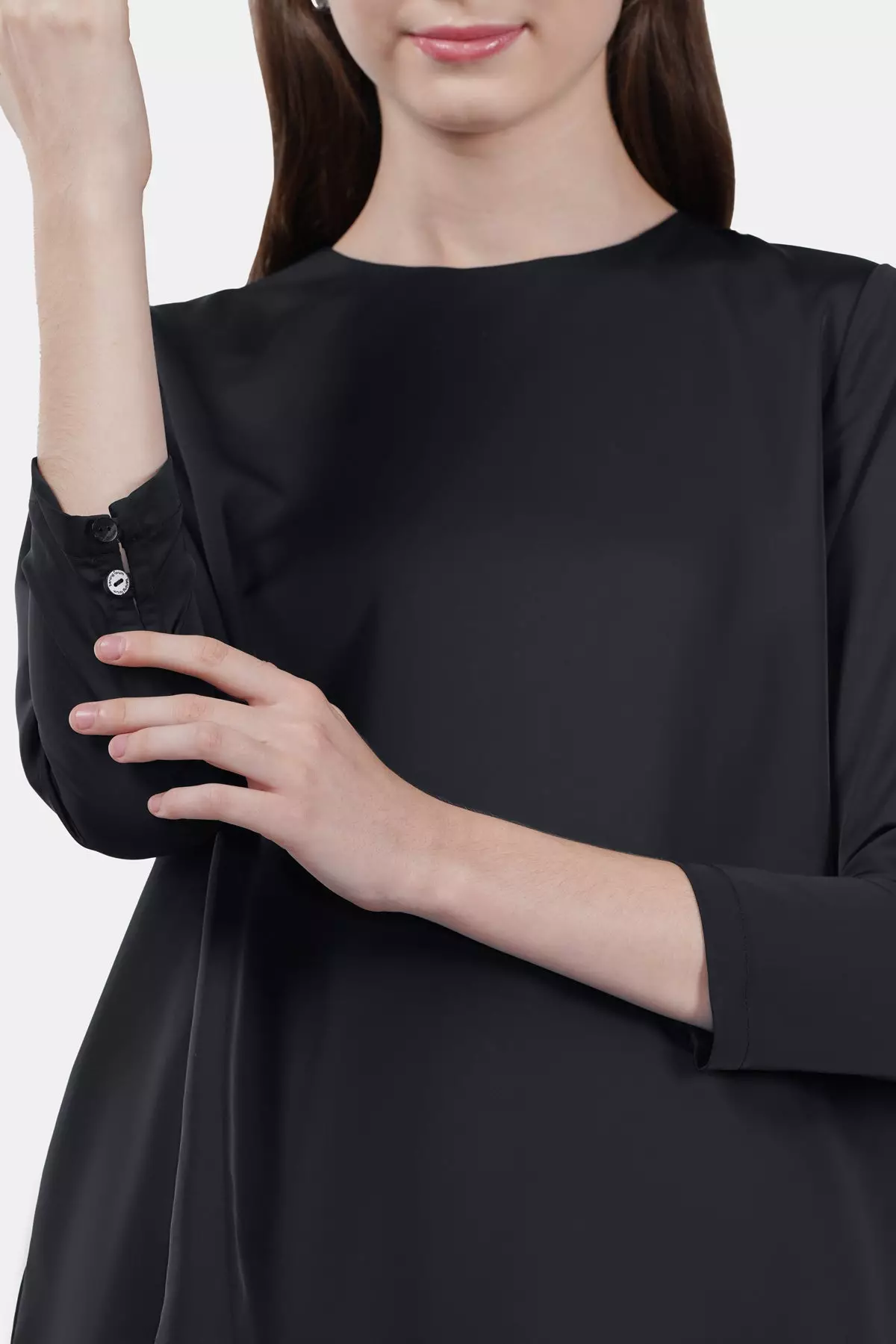 Benang Jarum Black Label - Basic Top Blouse - Black