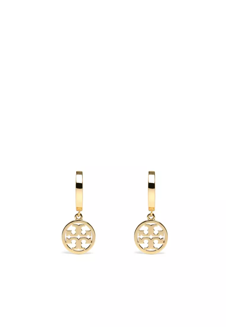 Tory Burch 18K Gold-Plated Brass Hoop Earring