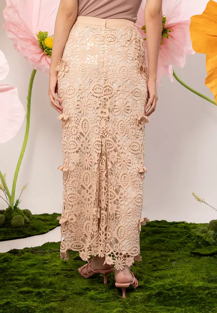 Lubna EYELET LACE SKIRT 2025 | Buy Lubna Online | ZALORA
