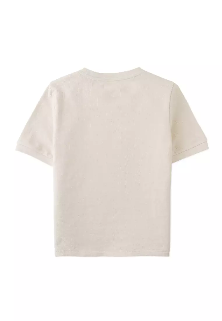 Scott French Terry Ringer Tee with Pocket