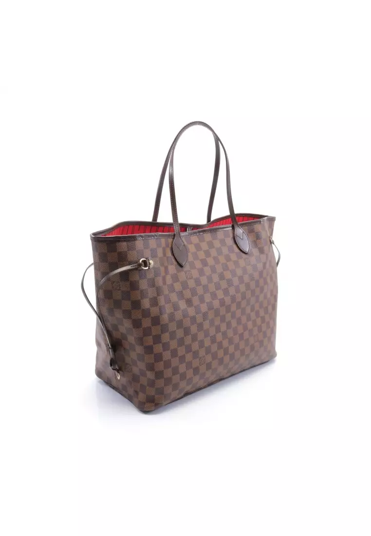 LOUIS VUITTON Pre Owned Tote Bag Damier Ebene Neverfull GM