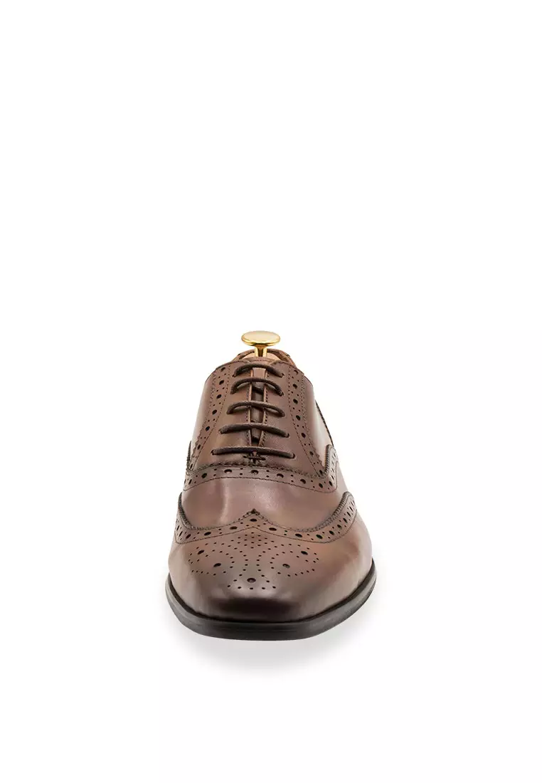 Salvador Wingtip Dark Chestnut Oxford