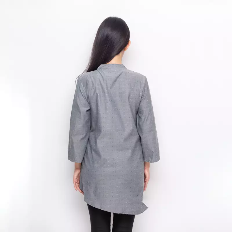 Ahava Assymetrical Top In Grey