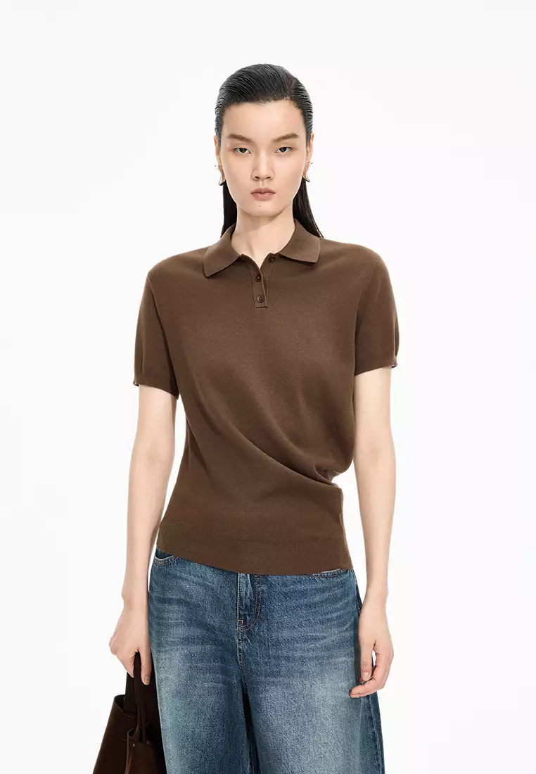 Cotton Short Sleeve Pullover Knit