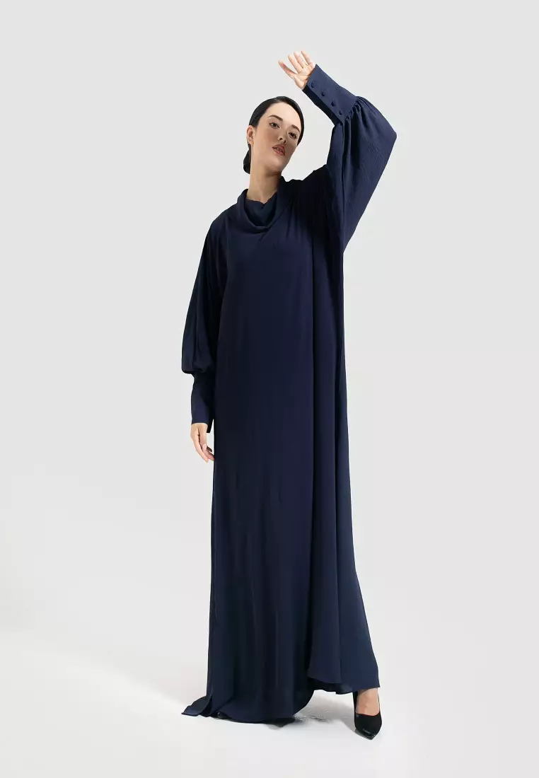 Ganita Abaya Dress Navy