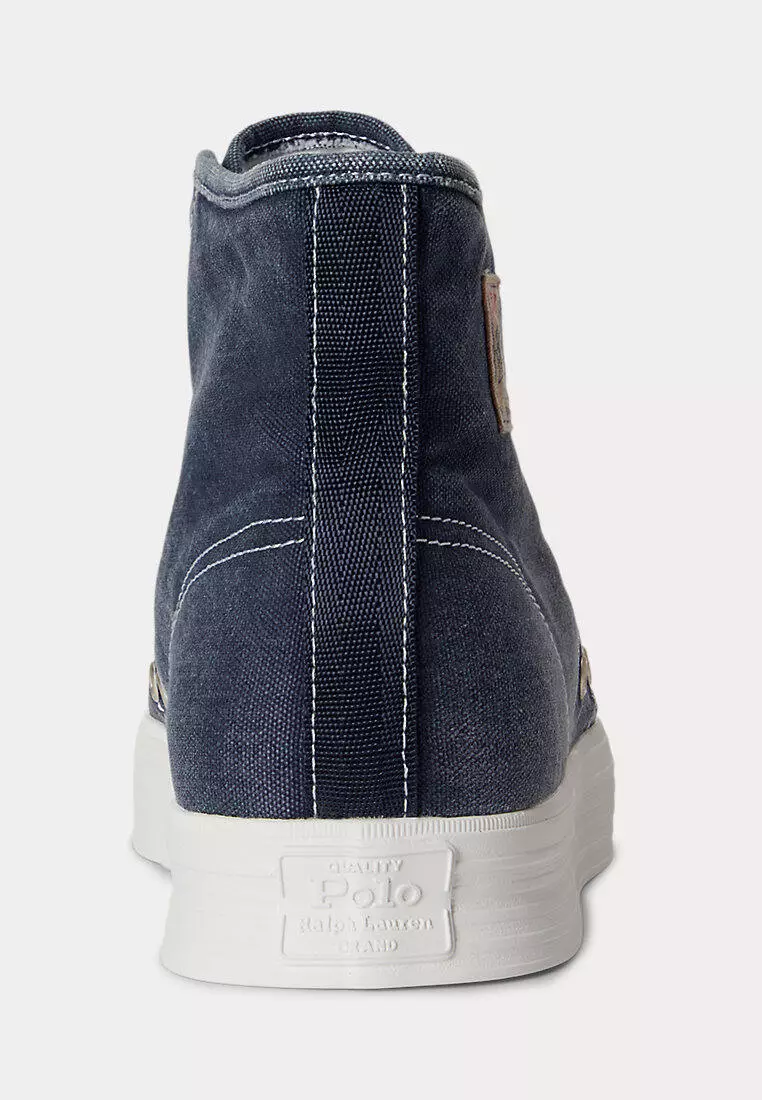 Polo Ralph Lauren Men Ayers Canvas High-Top Sneaker