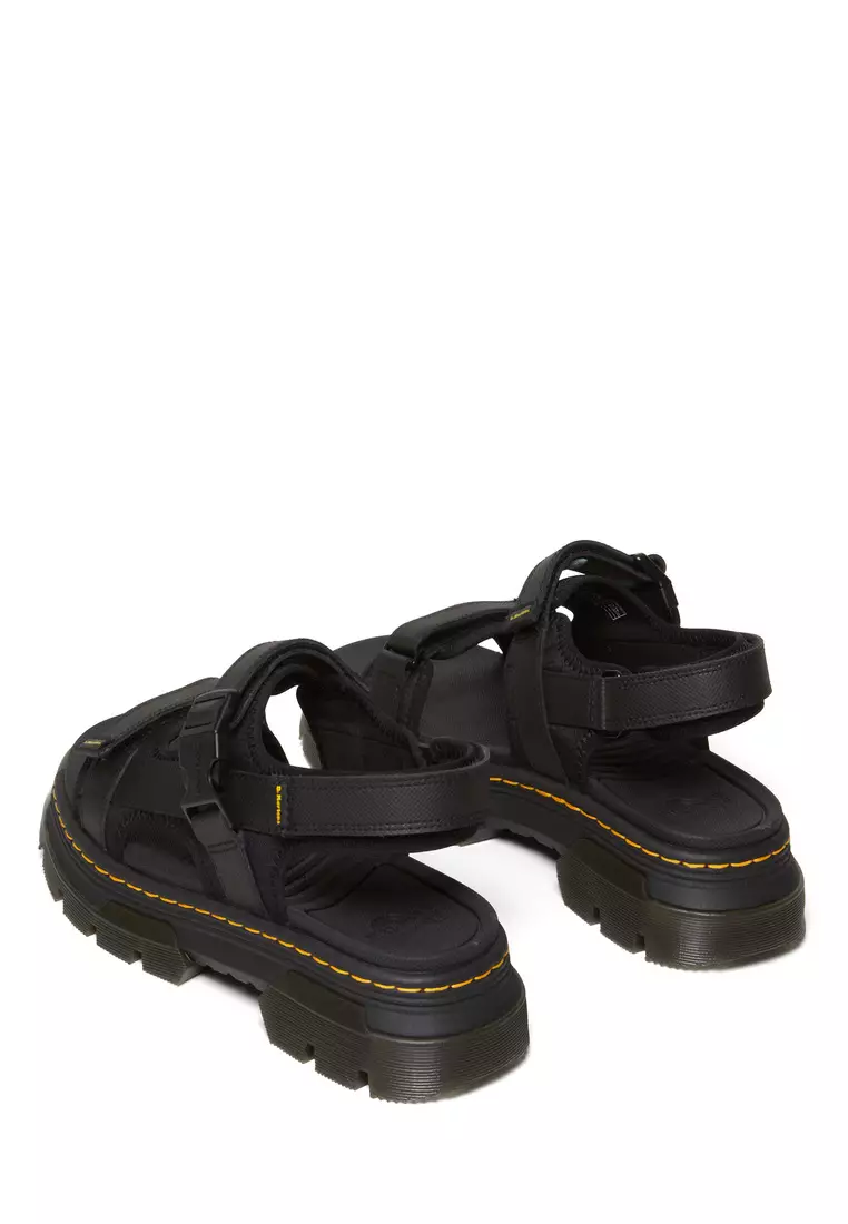 Forster Poly Webbing Black Sandals - Women