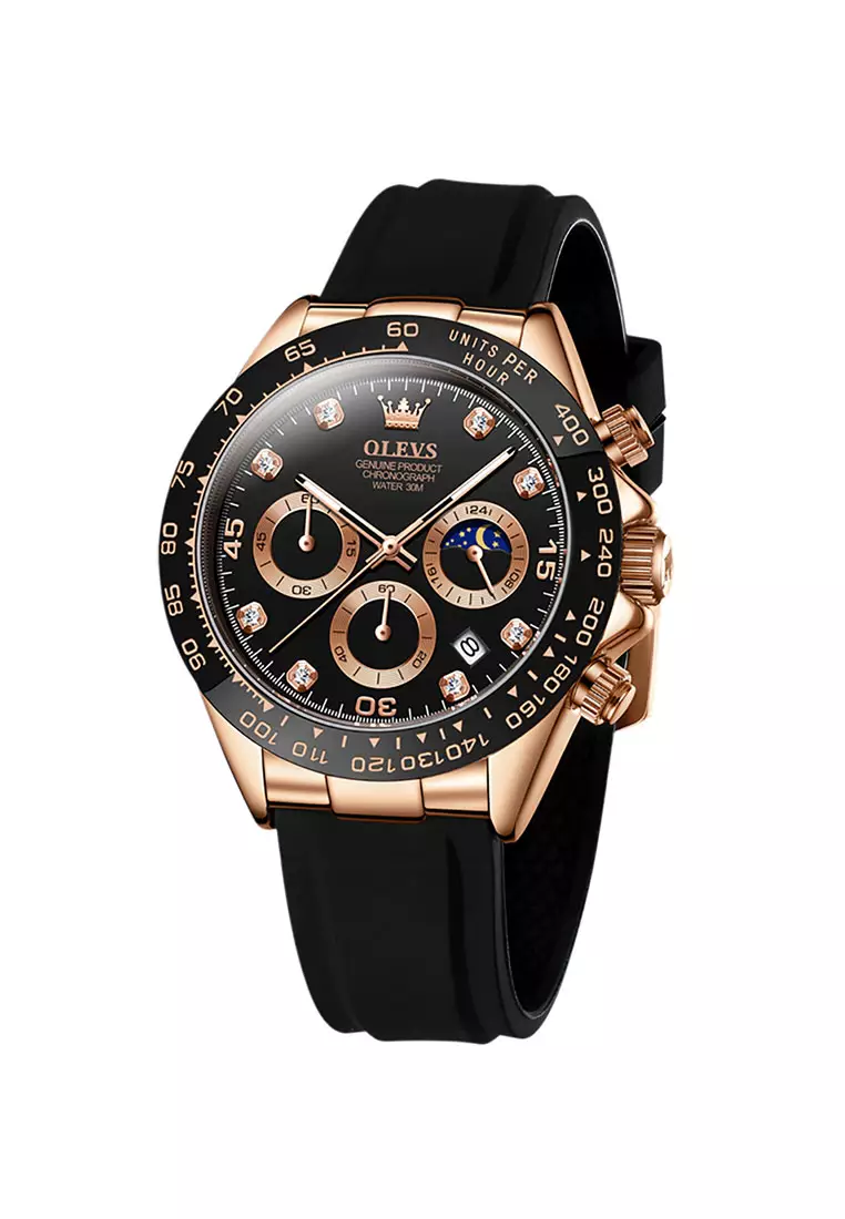 Aventis Chronograph Men Wrist Watch Duo Set