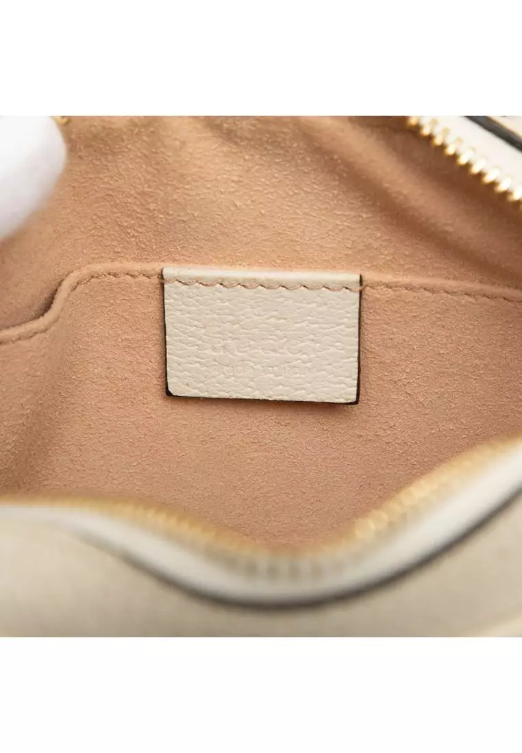 Pre-Loved Gucci Mini Calfskin Web Ophidia Crossbody