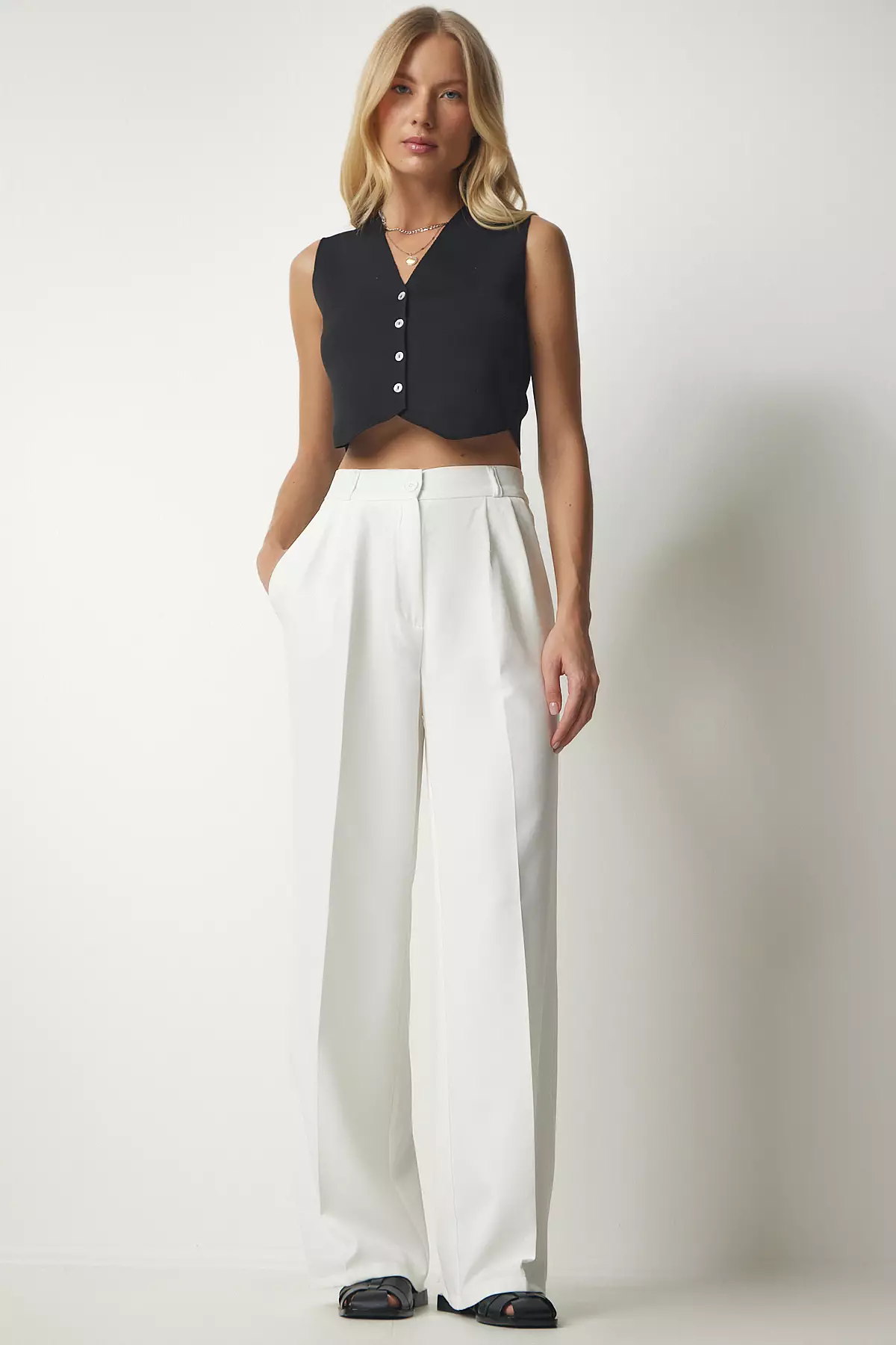 Womens white clearance palazzo pants