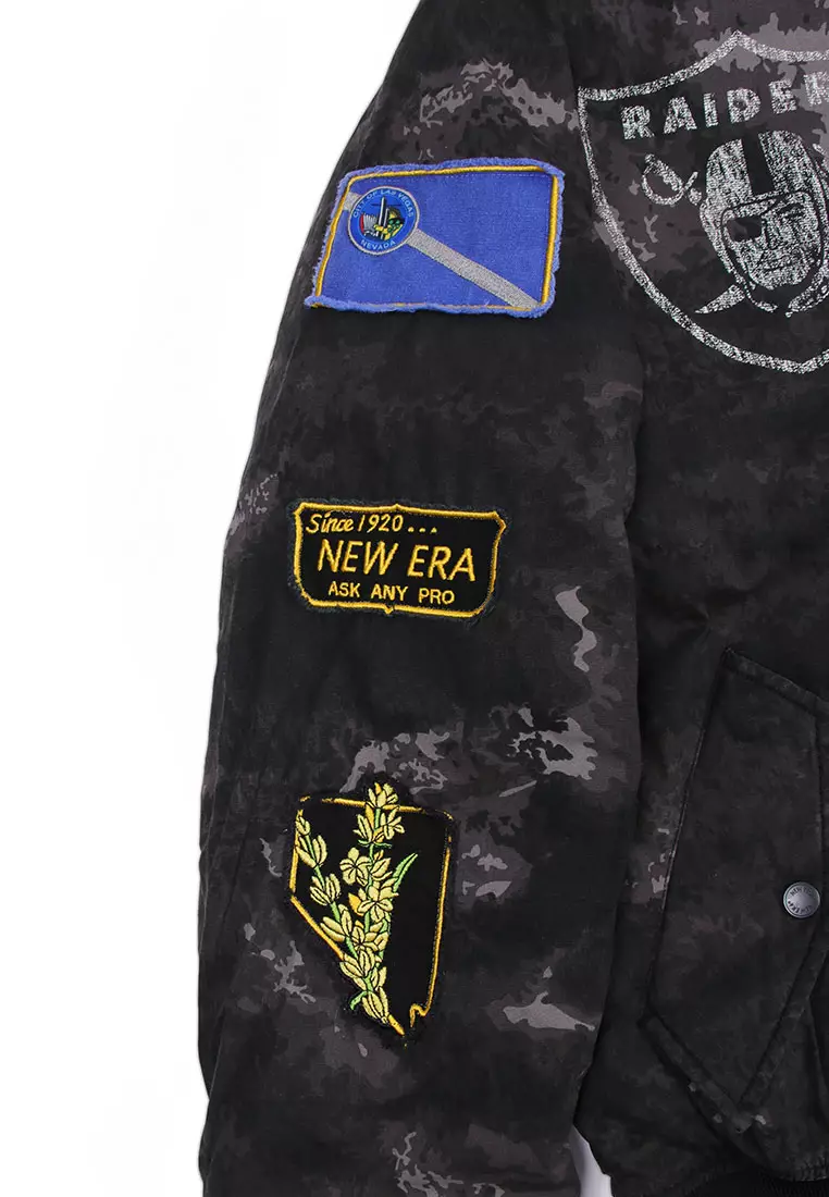 Las Vegas Raiders Alpha Industries (ONLINE EXCLUSIVE) JKT2460 Black Jacket