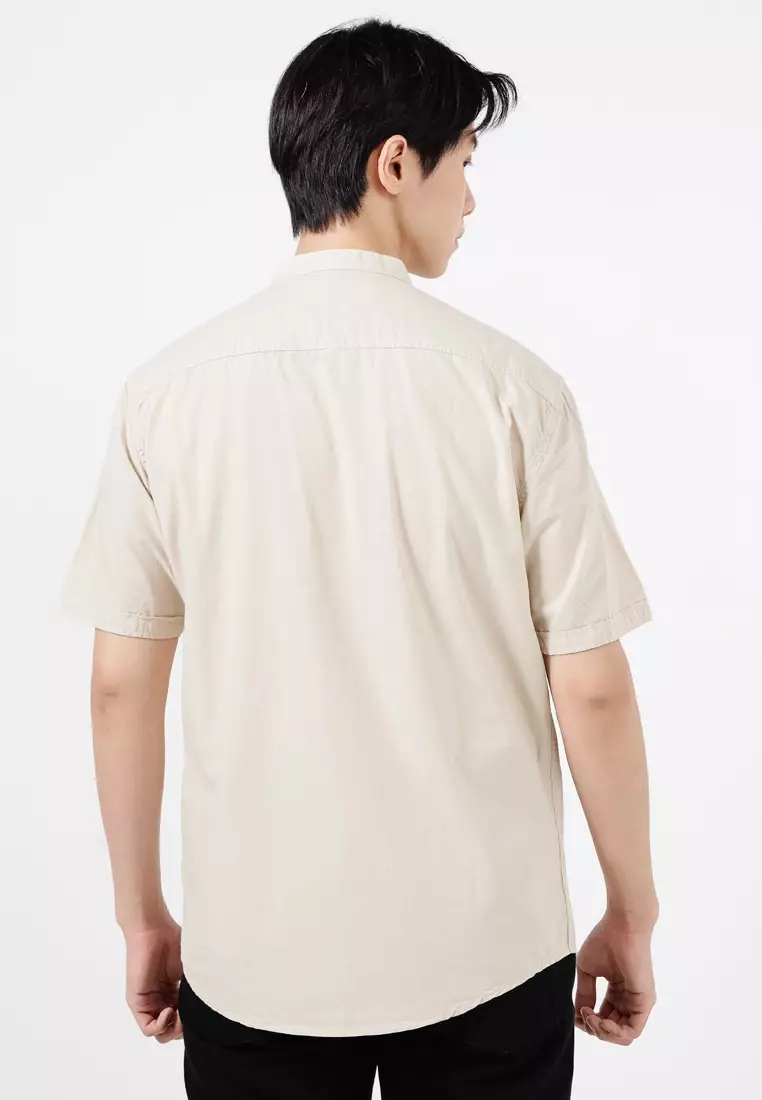 VOLKSWAGEN男士常规款短袖衬衫