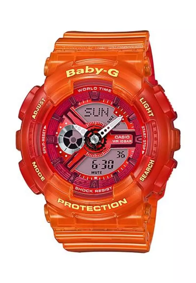 Baby g orange watch best sale