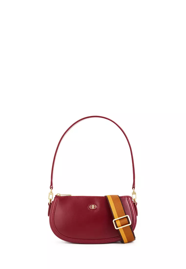 Maroon Tricia Small Shoulder Bag