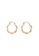 Mango gold Bead Loop Earrings 53CD8AC9017F97GS_1
