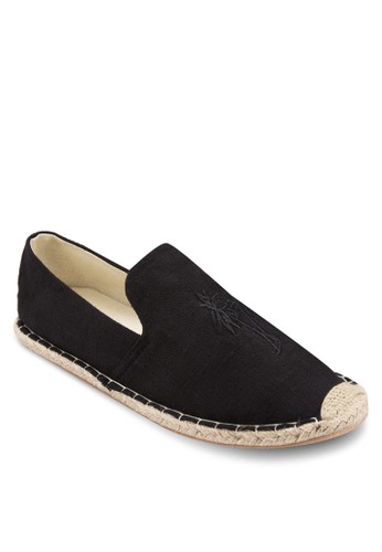 esprit outlet尖沙咀棕櫚樹圖案麻編懶人鞋, 鞋, 鞋