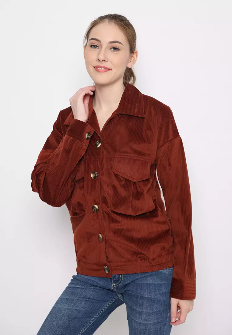 Aruna jacket Terracotta