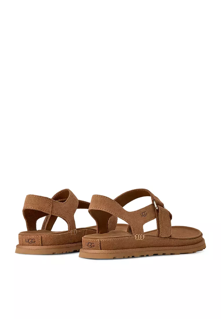 Women's GoldenGaze Toe Post Sandal - Chestnut (1175134-CHE)