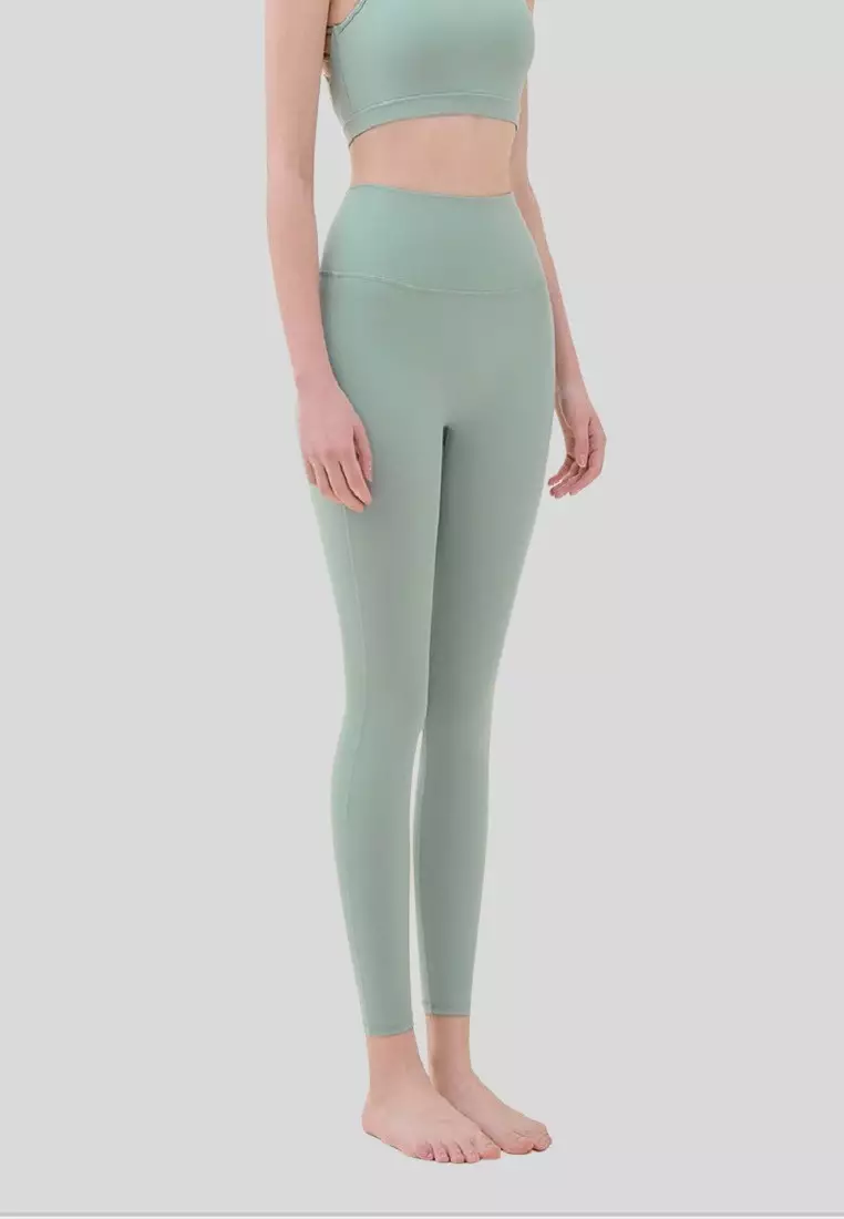 Skullpig [Cella] Zero New Basic Leggings (Cream mint) Quick-drying