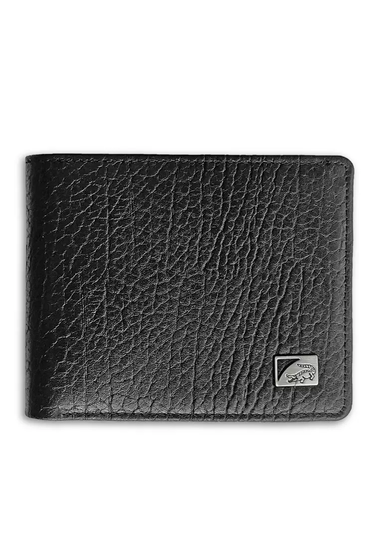 Crocodile H982BY Dompet Bi-fold Wallet Leather Kulit - Black