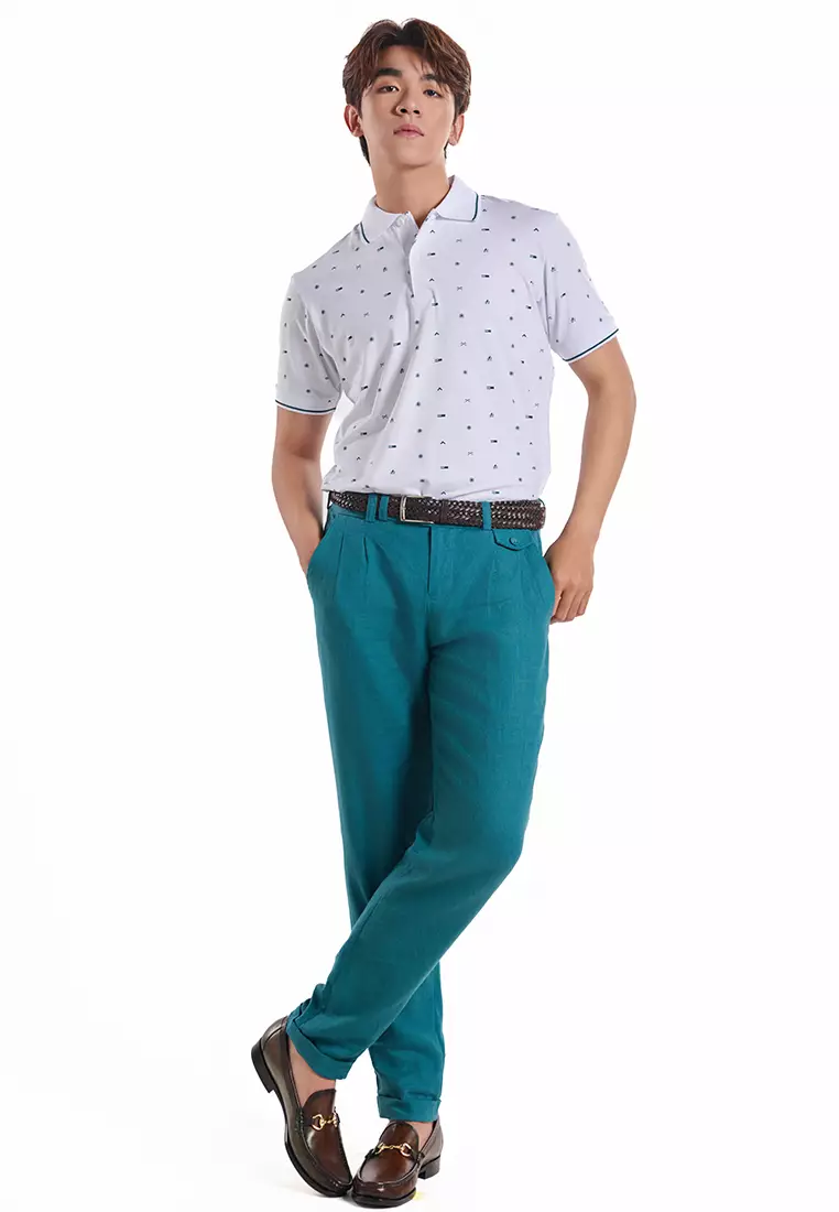 Printed Collar T-Shirt for Men