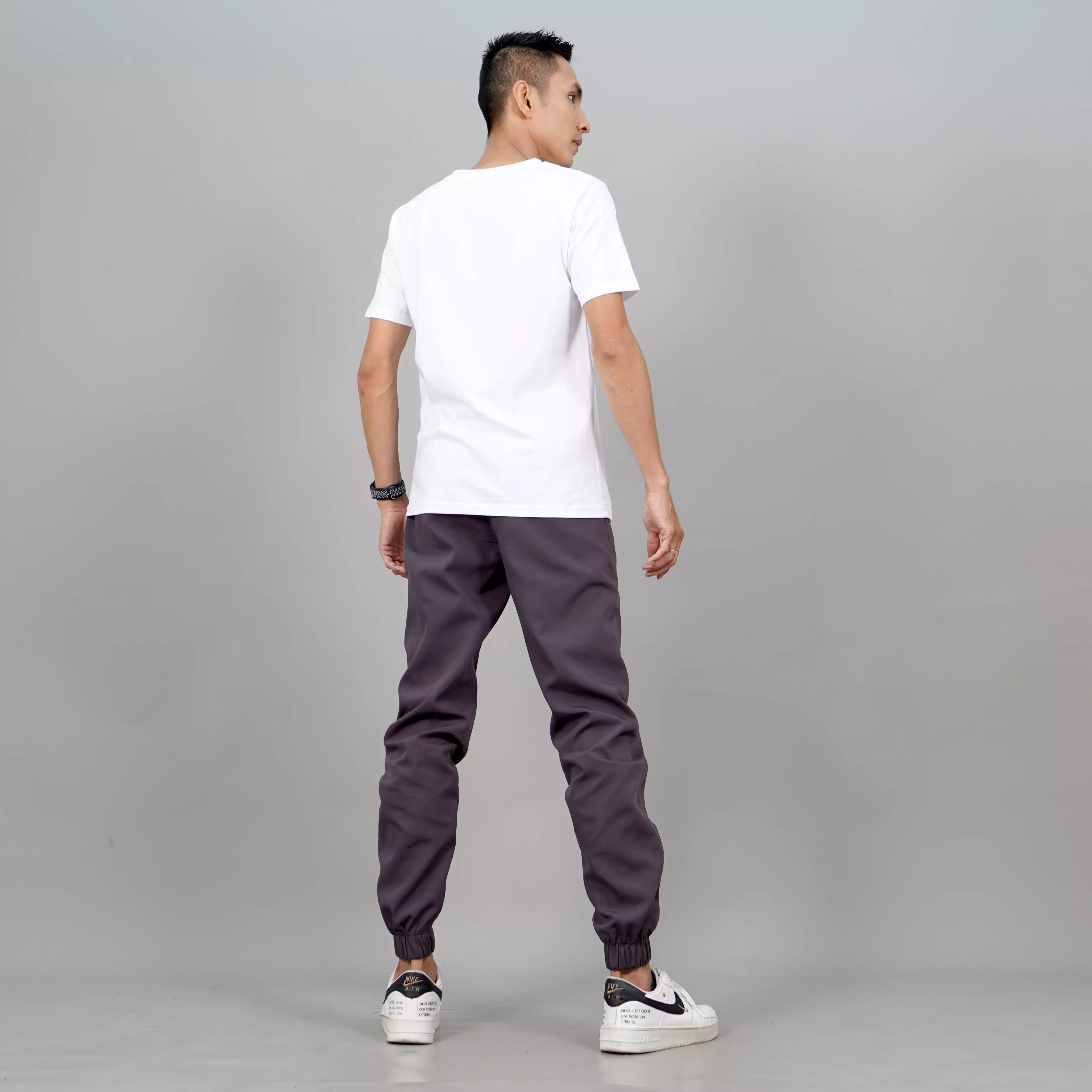 DION Celana Panjang Jogger Pria Jogger Pants Pria Celana Jogger Pria - ABU TUA