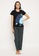 Clovia black Clovia Monster Emoji Print Top & Pyjama Set in Black - 100% Cotton 1516BAAECB22DAGS_1