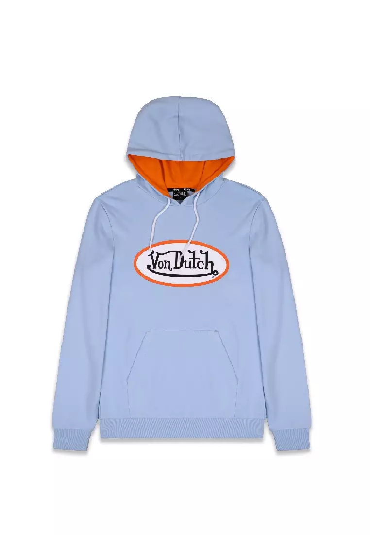 White and light blue hoodie hot sale