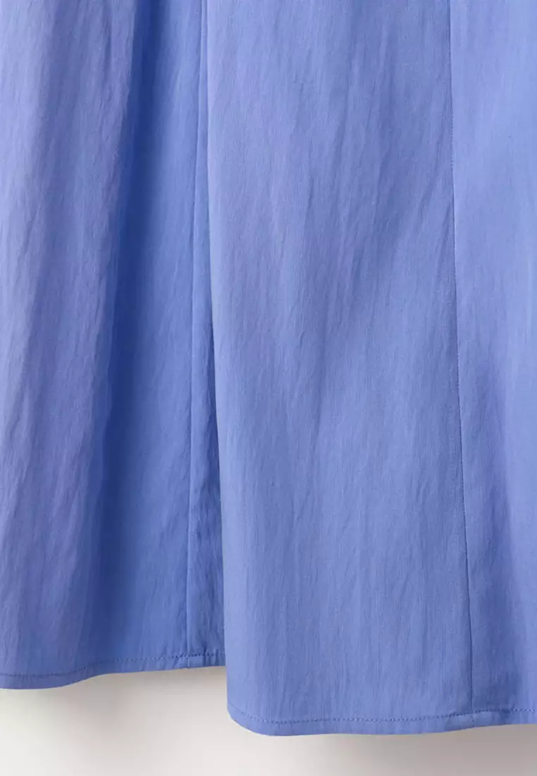 A-Line Crinkle Effect Dress