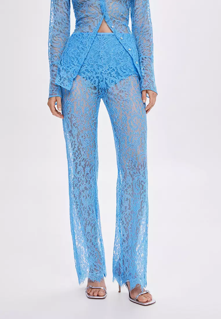 Next navy hot sale lace trousers