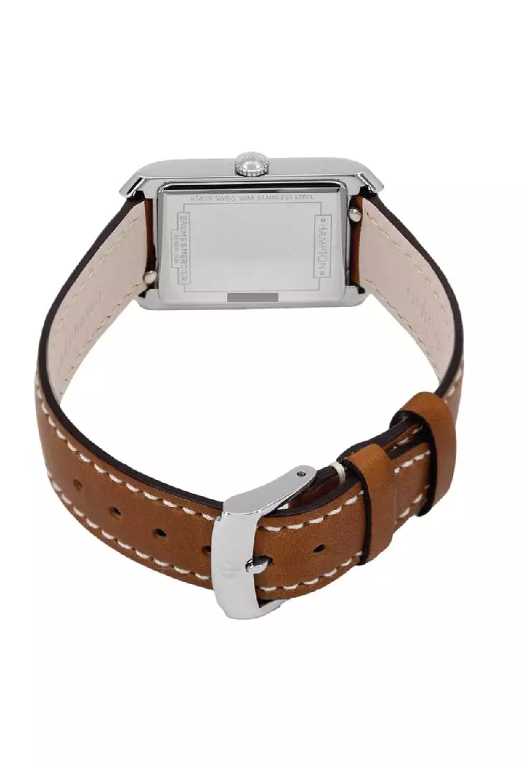 Baume & Mercier Hampton Quartz Leather Women's Watch M0A10472