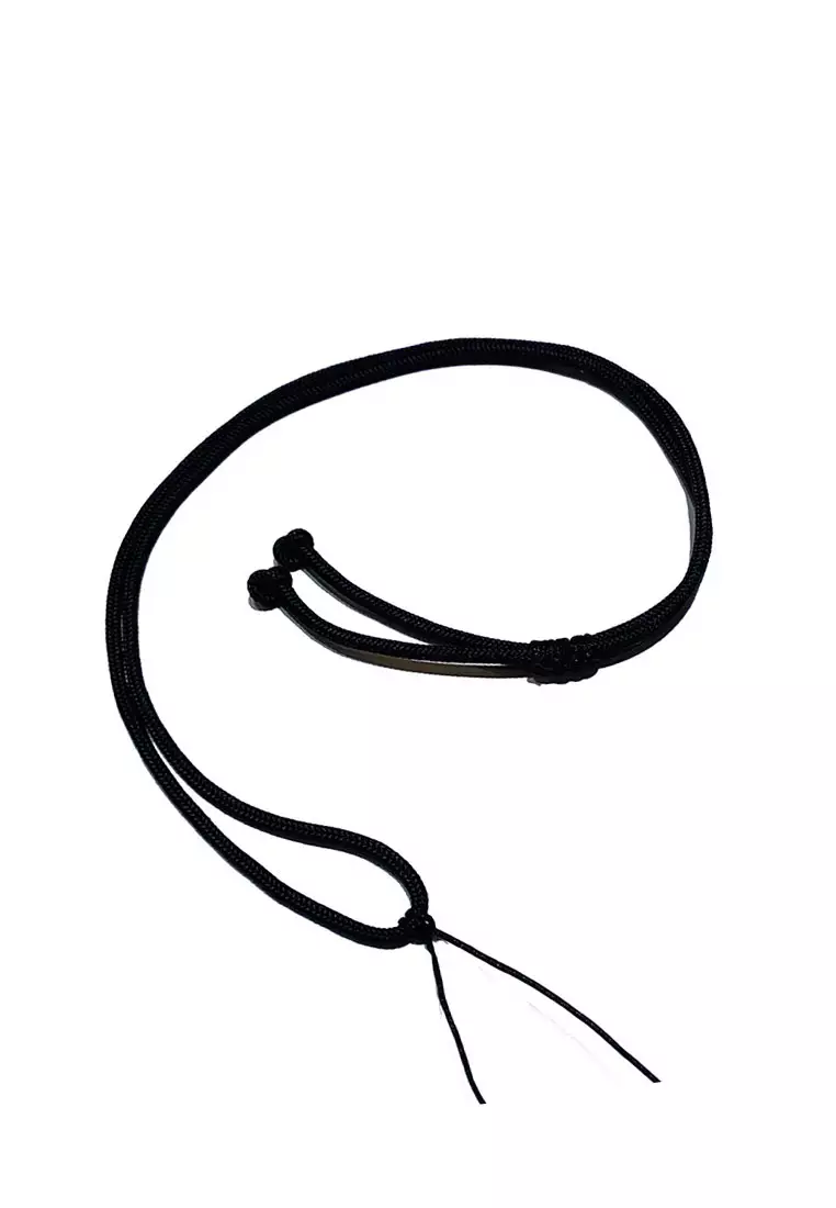 Adjustable rope necklace on sale