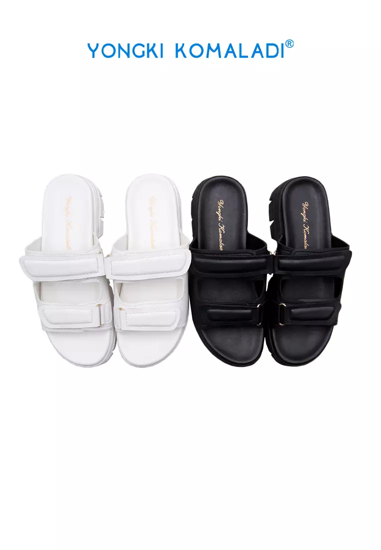 [ ORIGINAL ] YONGKI KOMALADI SANDAL OL-AY466-23 HITAM