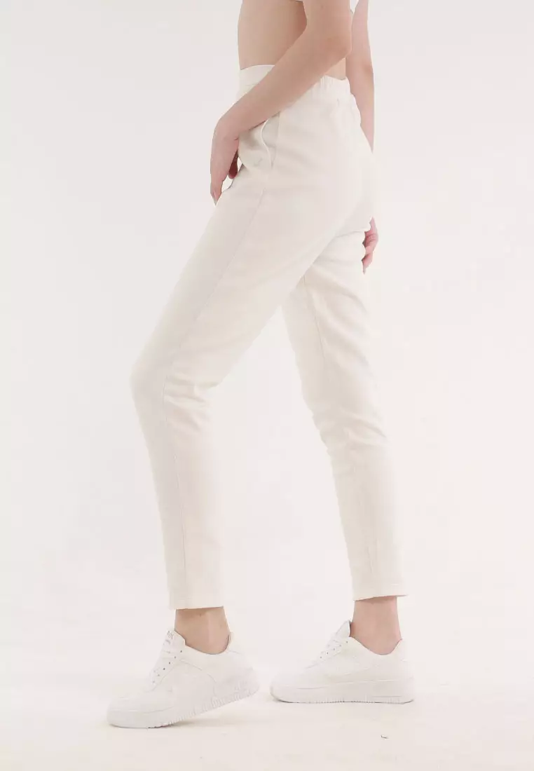 Nina Cullotes, Celana Cullotes Wanita - Ivory
