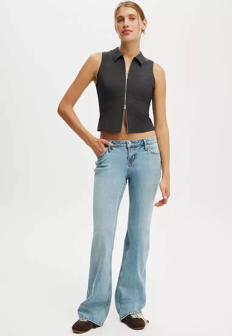 Low Rise Bootcut Jeans