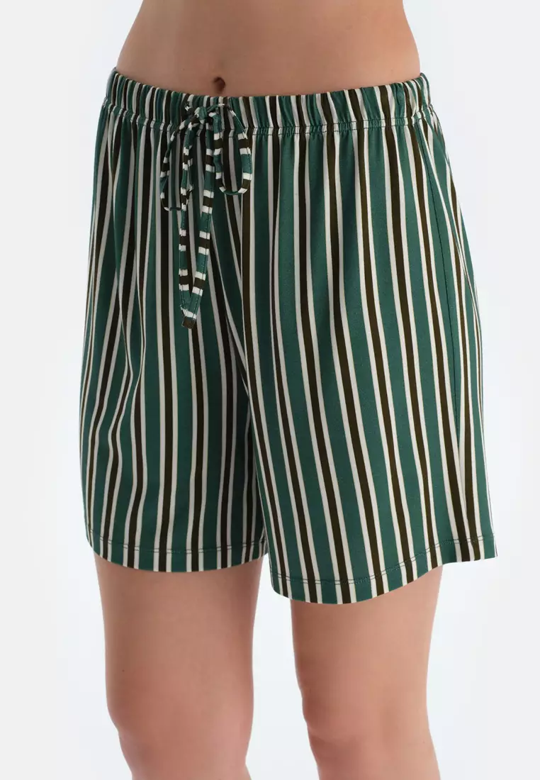 Buy Dagi Striped Pocket Detail Shorts In Blue | 6thStreet UAE