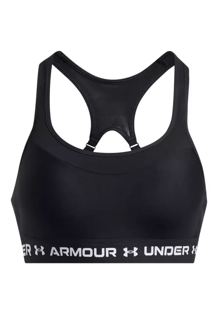 UA Crossback Strappy女士高腰運動內衣