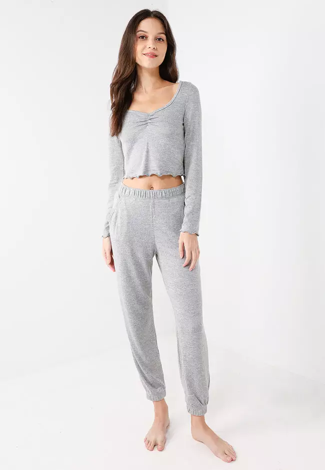 Hollister discount jogger set
