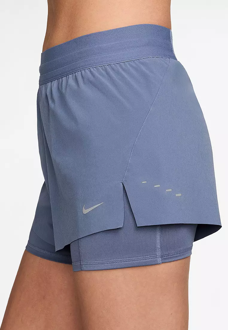 Women's Swift Dri-FIT Mid-Rise 2-in-1 Running Shorts