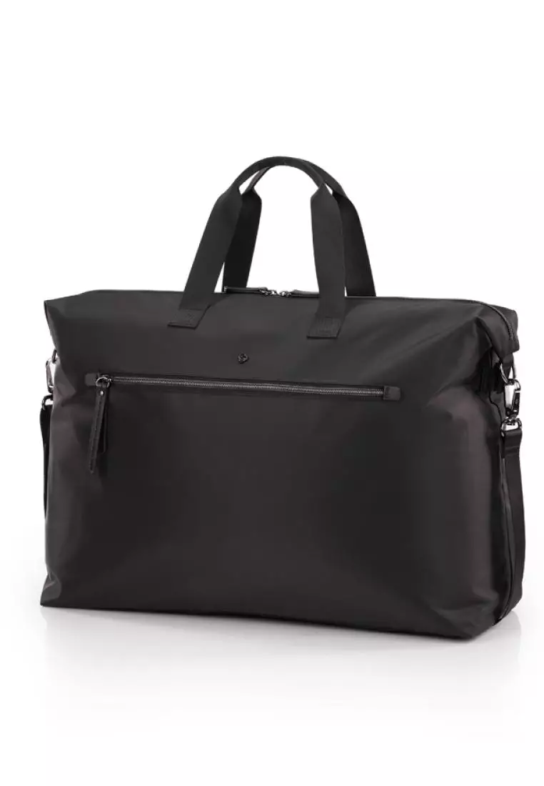 Samsonite leather hot sale duffle bag