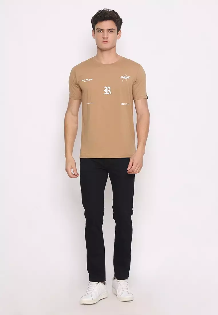 RBJ T-Shirt Cotton Spandex Pria 2562370111