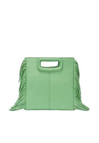 Maje green Leather M Bag 8C8A1AC83B71E4GS_1