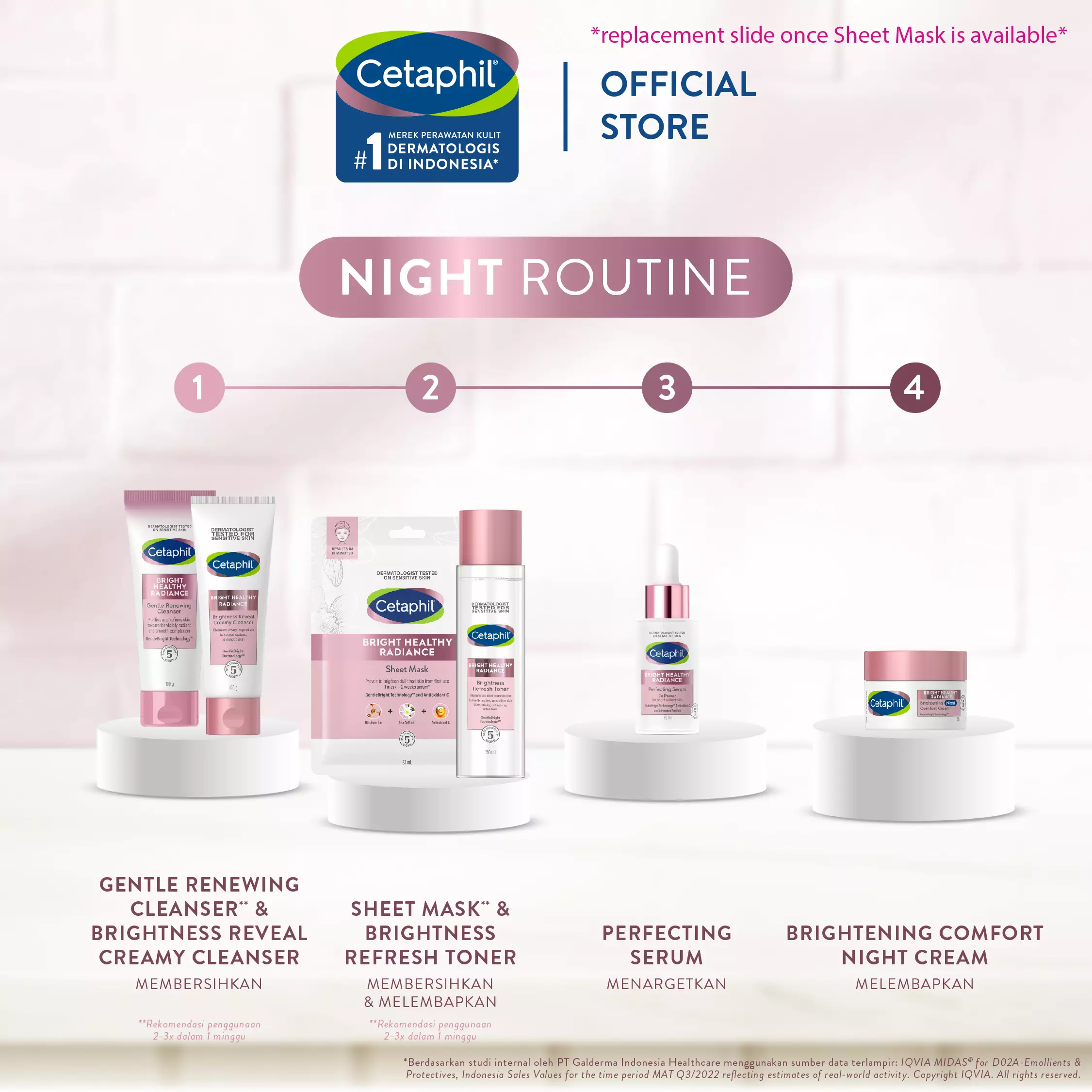 Cetaphil Bright Healthy Radiance Perfecting Serum 30ml dengan Sea Daffodil, Niacinamide, Advanced Peptide, Antioxidant C untuk Mengurangi Bintik Hitam