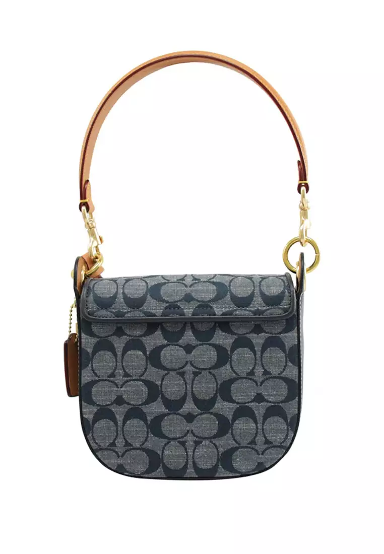 Buy Coach Coach Kleo Shoulder Bag 17 In Signature Chambray Denim