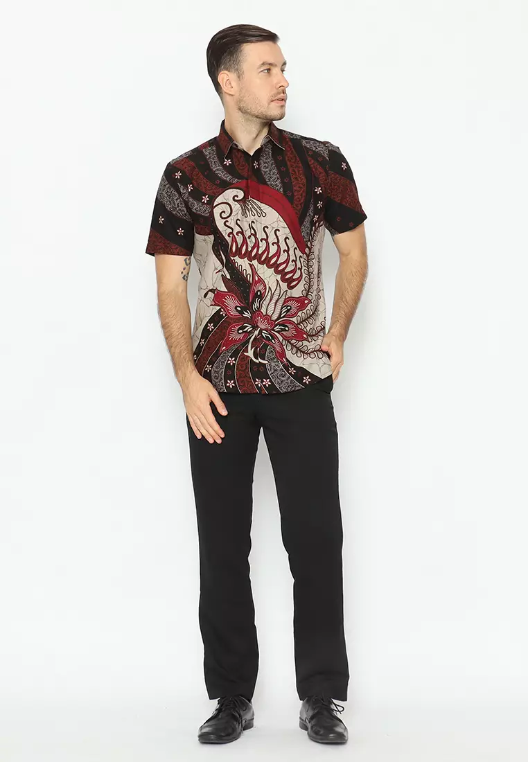 HEM PENDEK AKSA BATIK BHUMI BUNGA